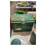 COLEMAN ICE CHEST, GREEN
