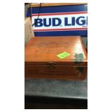 CIGAR BOX W/ MARBLE, HAND WARMER, COCA COLA BOTTLE
