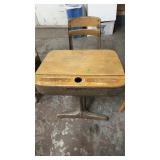 VINTAGE SCHOOL DESK
