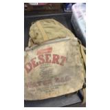 BACKPACK STAMPED US & COLEMAN WATER BAG