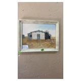 JOHN OLIVER HOMESTEAD IN EKALAKA PAINTED BY JEANE