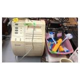 HONEYWELL AIR PURIFIER, TARP, CLEANING BRUSHES &