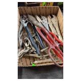 BX W/ PLIERS, TIN SNIPS & VISE GRIPS