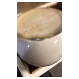 2 STONEWARE POTS