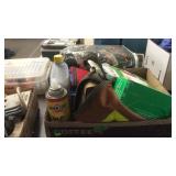 FIRST AID KIT, MAGIC TAPE STRIPS, MOTOR OIL, FIX