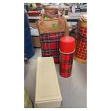 VINTAGE THERMOS PICNIC BAG