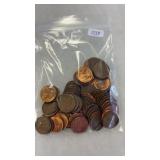 50 WHEAT PENNIES