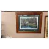 SIGNED LUKE BUCK 'BACKWOODS GATHERING' NUMBERED