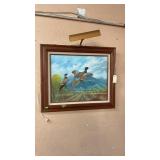 ORIGINAL OIL ON BOARD PAINTING SIGNED BY RON