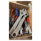 BOX OF MISC TOOLS