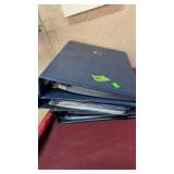 3 BINDERS 1 FOLDER OF 1ST DAY ISSUE STAMPS & 2