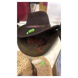 2 WESTERN HATS
