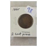 1965 TWO CENT PIECE