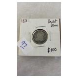 1931 SILVER BUST DIME