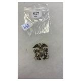 STERLING US NAVY PIN