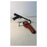 HI-STANDARD MODEL B 22 LR W/ HOLSTER