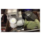BX W/ PAINT EDGER, MOTION LIGHT, NAIL & OTHER