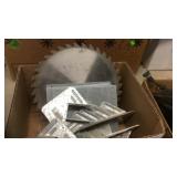 BX W/ SAW BLADE, NAIL PLATES, HANGERS & MISC