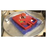 OATLEY 23' ALUMINUM WATER HEATER PAN , BLUE TARP &