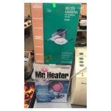 MR HEATER, RECESS LIGHTING & HONEYWELL