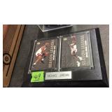 MICHAEL JORDAN 2 CARD PLAQUE