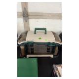 VERY NICE TACKLE BOX W/ GUN CLEANING PARTS & MISC