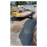 2022 HOMEMADE 6'8'X10' SINGLE AXLE FLATBED TRAILER