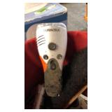 TOOL BUCKET W/ MISC TOOLS & BOX OF MASONRY TOOLS