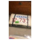 CANADA LICENSE PLATE, VINTAGE CB RADIO OPERATORS