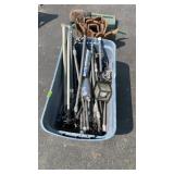GROUP OF SPRINKLER RISERS & HEADS,