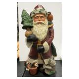 BIG SKY CARVERS 'HOE, HOE, HOE' GARDEN SANTA