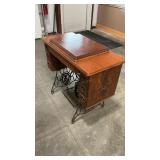 SINGER SEWING CABINET- NO MACHINE
