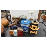 CONTEMPO GUMBALL MACHINE & VTG KITCHEN ASSORTMENT