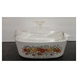 CORNING 'SPICE OF LIFE' LIDDED CASSEROLE