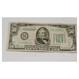 1934 $50 NEW YORK FED RESERVE NOTE