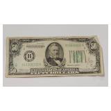 1934 $50 NEW YORK FED RESERVE NOTE