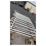 4 METAL WELDED FRAMES 7' X 9.6' & 7' X 8'