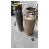 2 LARGE TANKS PROPANE AND ACCETELYNE
