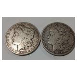 1901 S & 1901 O MORGAN DOLLARS
