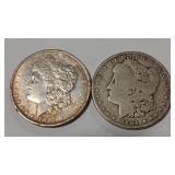 1894 O & 1897 O MORGAN DOLLARS