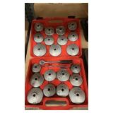 23 PC ALUMINUM OIL FILTER WRENCH REMOVAL SOCKET