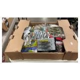 LARGE GROUP OF FISHING SWIM BAITS AND SOFT PLASTIC