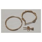 14K & 10 K SCRAP EARRINGS