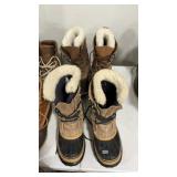 SOREL CARIBOU & EDDIE BAUER WINTER BOOTS