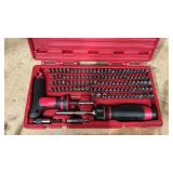 MAC TOOLS 123 PC RATCHETING 1/4' HEX BIT SCREWDRI