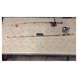 INFARED 13 & DOCK RUNNER 36' ICE FISHING POLE AND