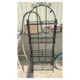METAL DECORATIVE 4-TIER SHELF