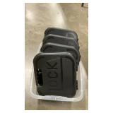 4 HARD CASE GLOCK PISTOL CASES