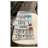 ASSORTED MT LICENSE PLATES