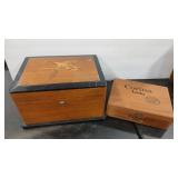 HUMIDOR & WOOD CIGAR BOX